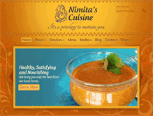 Tablet Screenshot of nimitascuisine.com